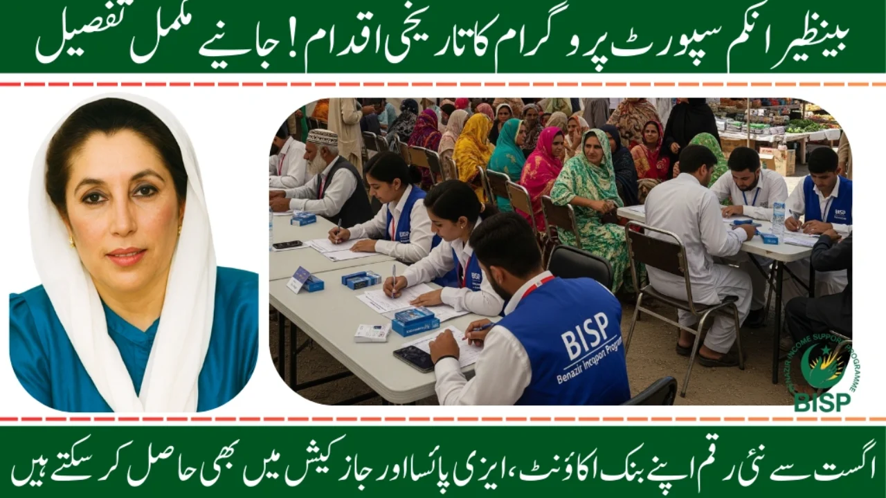 BISP Opens Personal Bank Accounts for Beneficiaries – Pilot Launching 14 August 2025